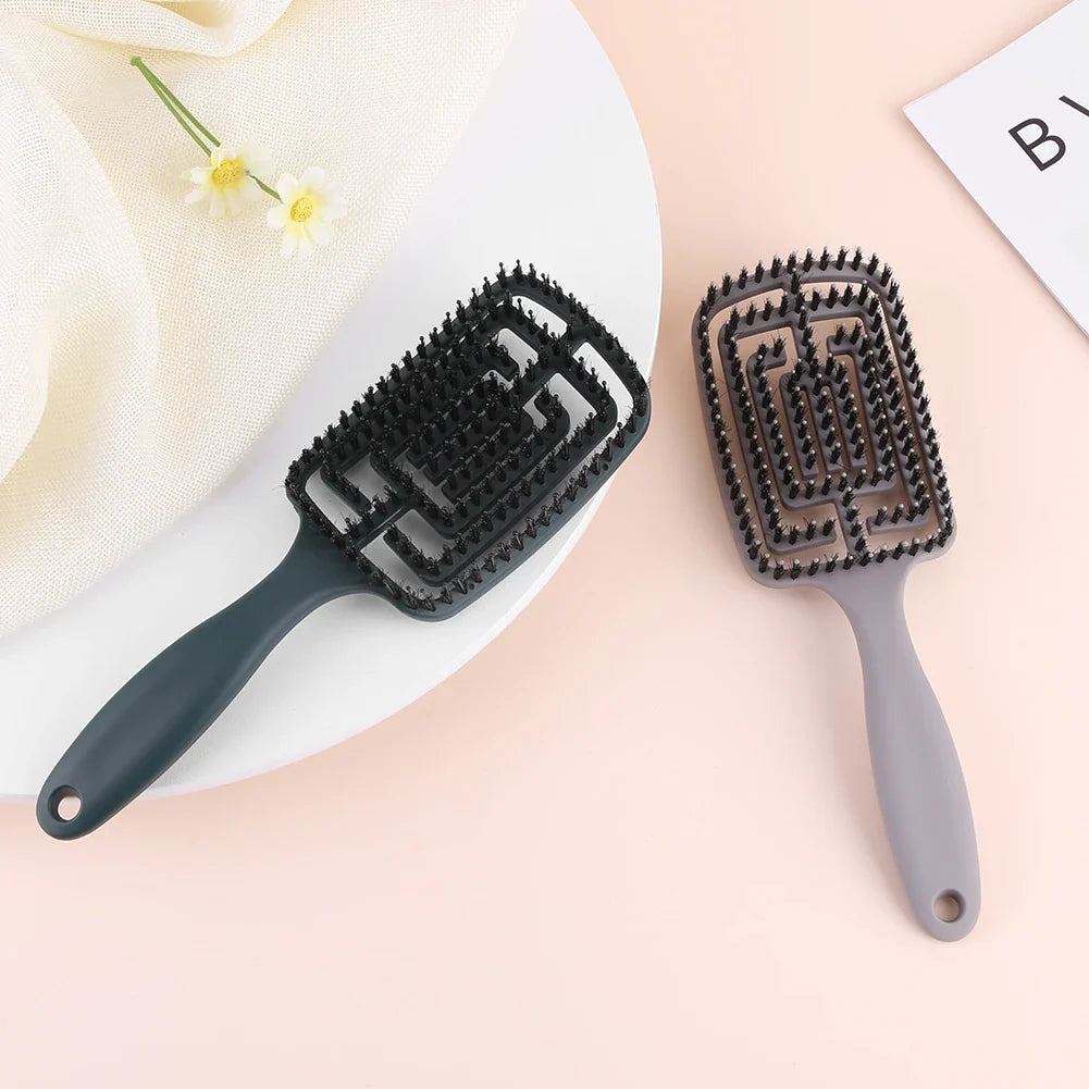 TangleFree - Nylonbørste med børstehår til kurvet styling 3