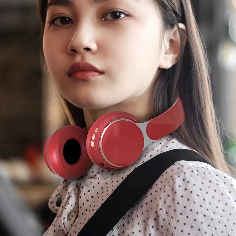 Trådløse Hovedtelefoner med Krystalklar Lyd og Lang Batterilevetid – Bluetooth 5.0, Komfortabel Pasform, Sort 5