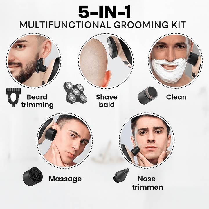 TrimNova | 5-i-1 elektrisk barbermaskine til glat finish 1