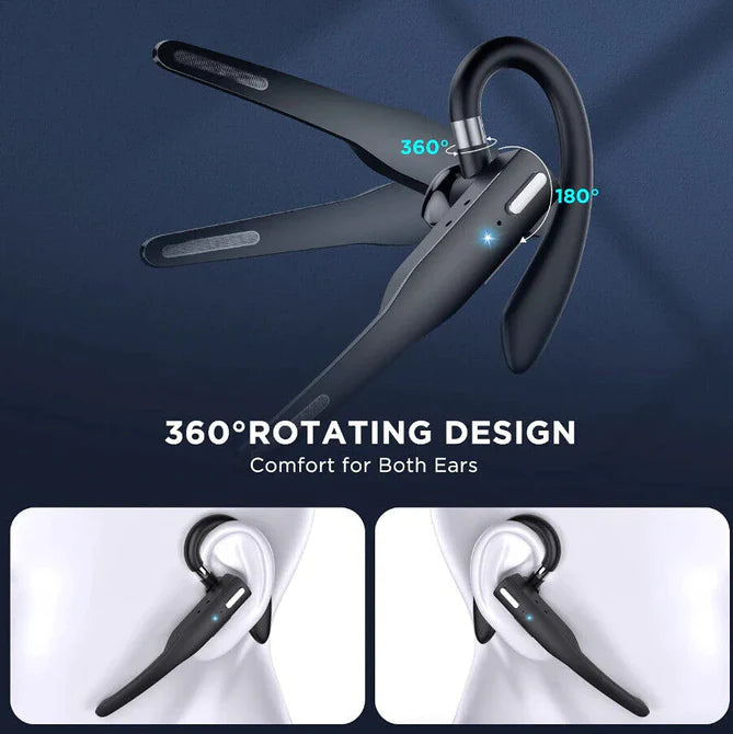 Trucker Dual Mic Trådløse Bluetooth 5.1 Støjreducerende Headset/Ørepropper 4