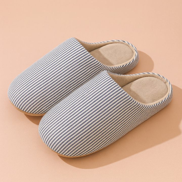 Unisex stribede hjemmesko | Komfortable hjemmesko 2