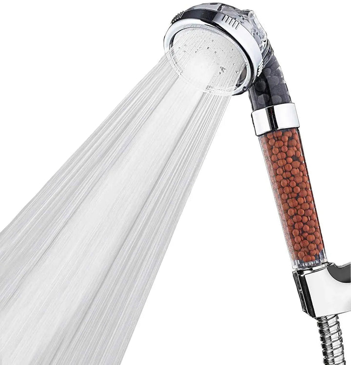 Vandbesparende højtryksbruserhoved med filter – AquaGlow 1