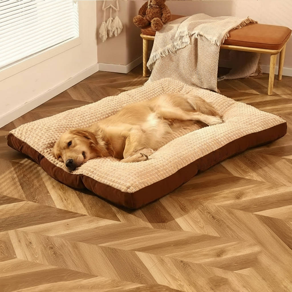Varm hundeseng med blød fleece 6