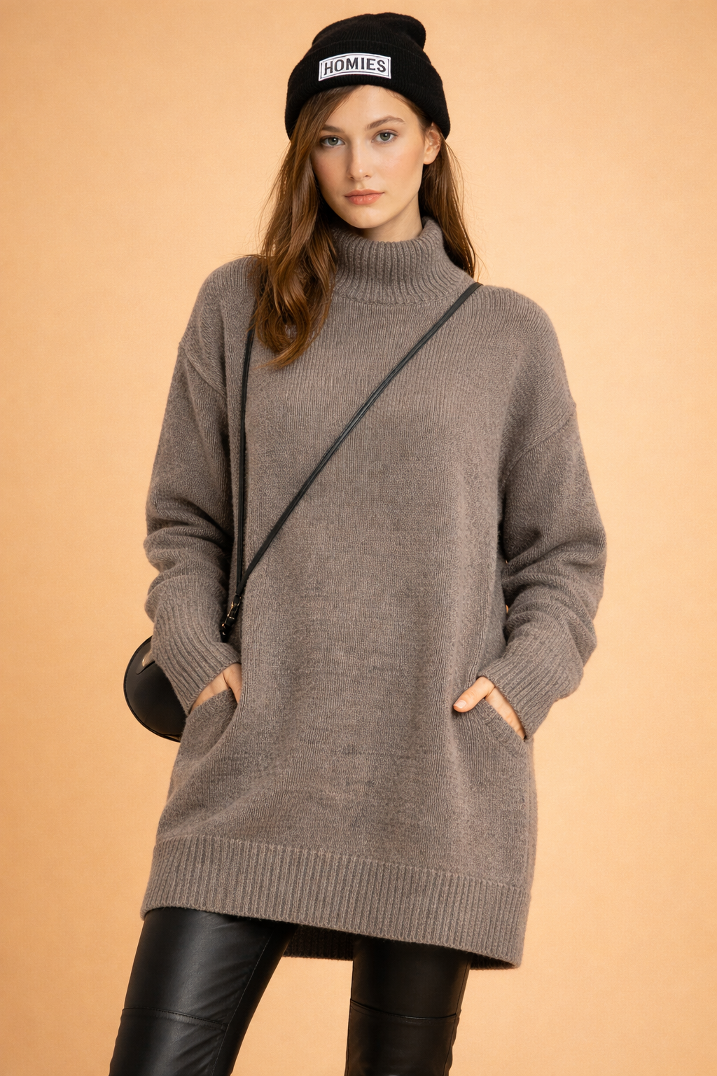 Victoria | Dame casual rullekravetunika 5