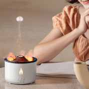 Vulkan Aroma Diffuser - Luftfugter med flamme og vulkan til soveværelse, stue, kontor, spa og yoga 6