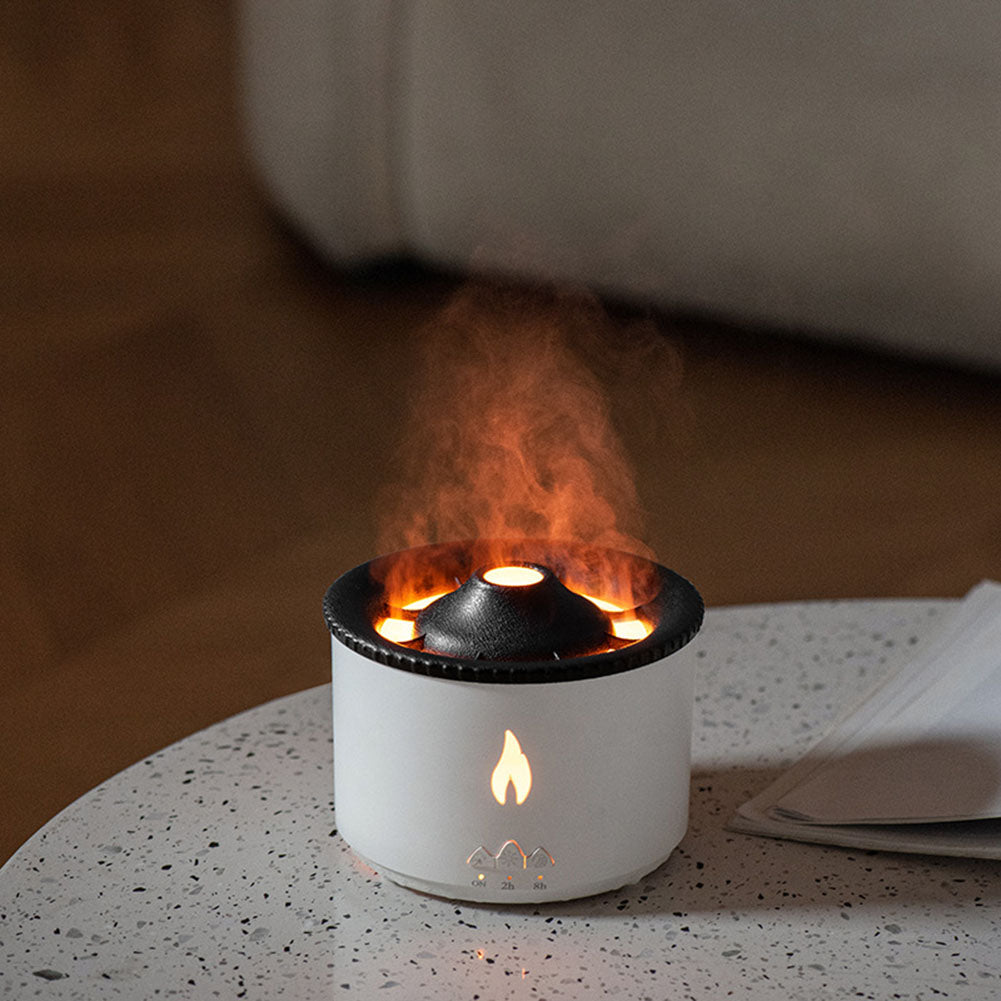 Vulkan Aroma Diffuser - Luftfugter med flamme og vulkan til soveværelse, stue, kontor, spa og yoga 7