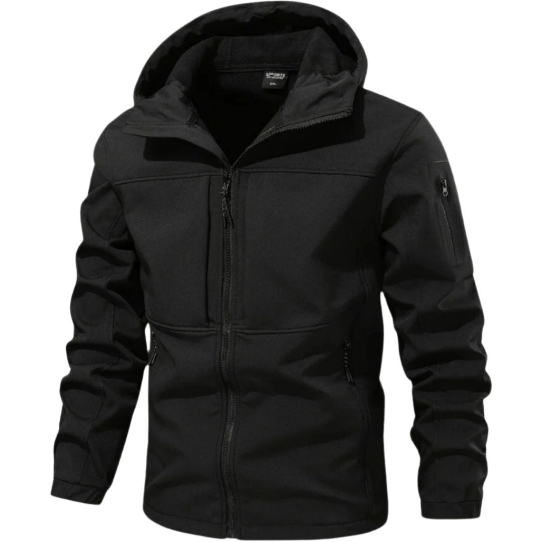 Wasserdichte Softshelljacke Herren mit Modernem Urbanem Design und Funktionalem Wetterschutz 0