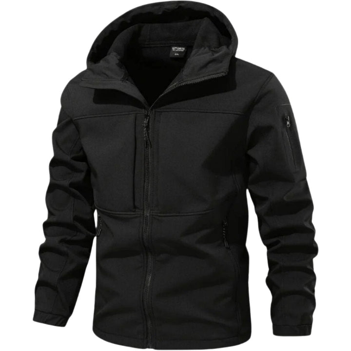 Wasserdichte Softshelljacke Herren mit Modernem Urbanem Design und Funktionalem Wetterschutz 0