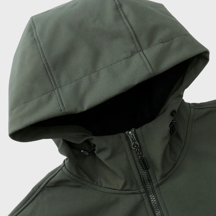 Wasserdichte Softshelljacke Herren mit Modernem Urbanem Design und Funktionalem Wetterschutz 4