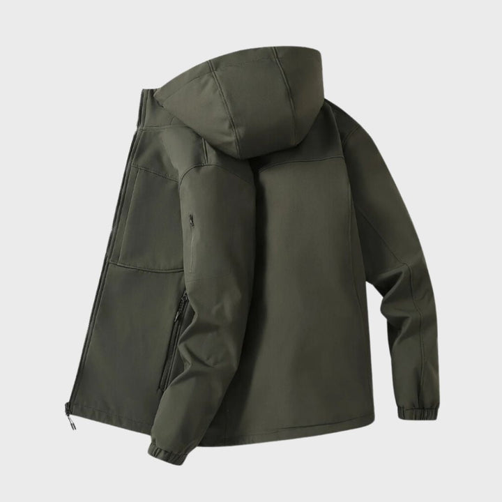 Wasserdichte Softshelljacke Herren mit Modernem Urbanem Design und Funktionalem Wetterschutz 5