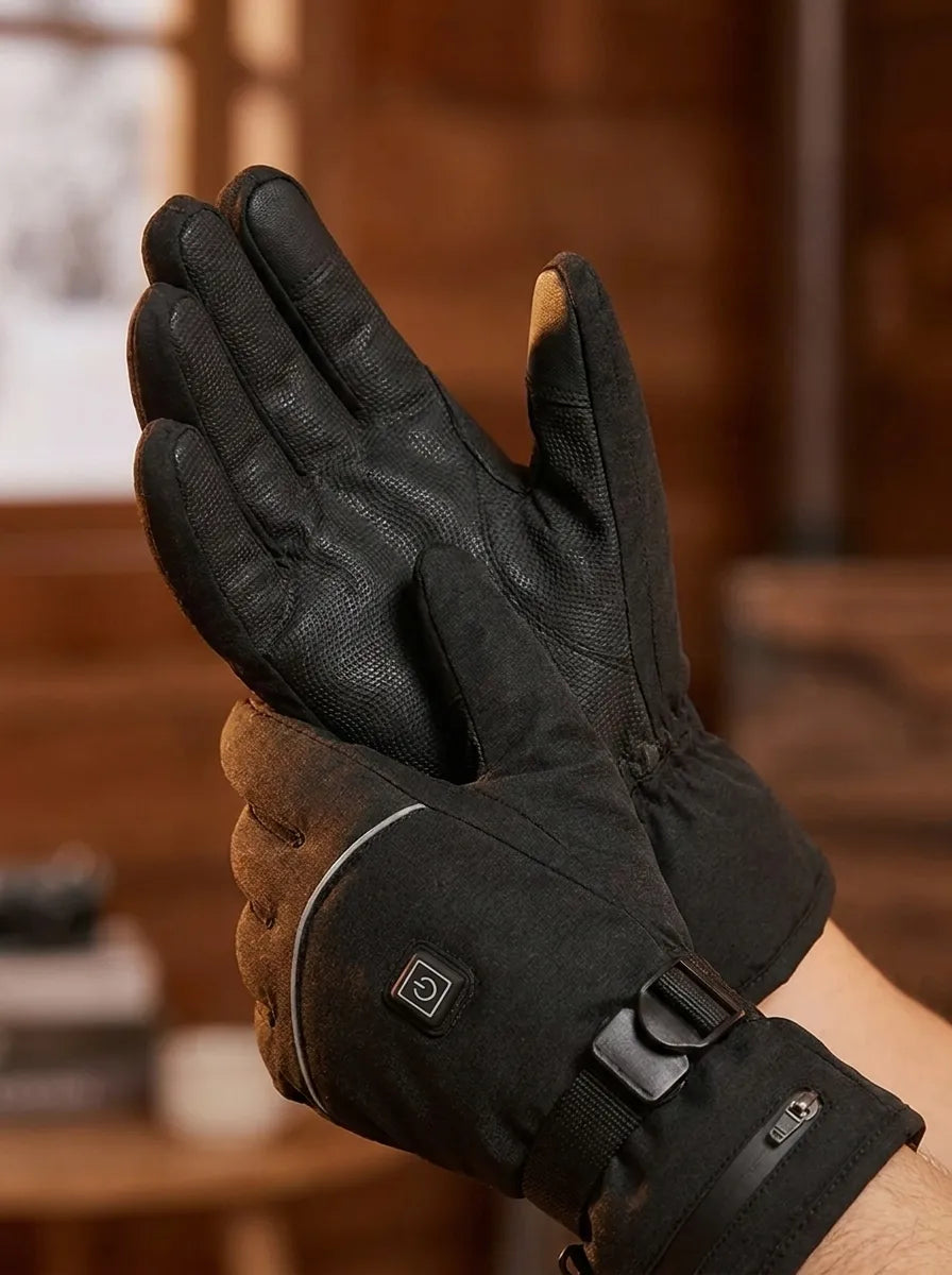 Wasserdichte elektrisch beheizte Handschuhe mit Touchscreen-Sensoren 3