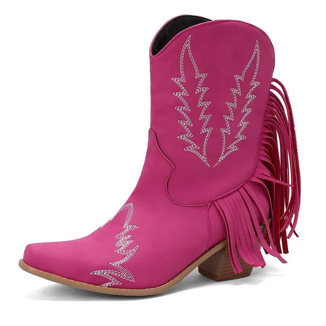 Western Cowboy Stiefeletten für Damen mit Komfort und Stil 10