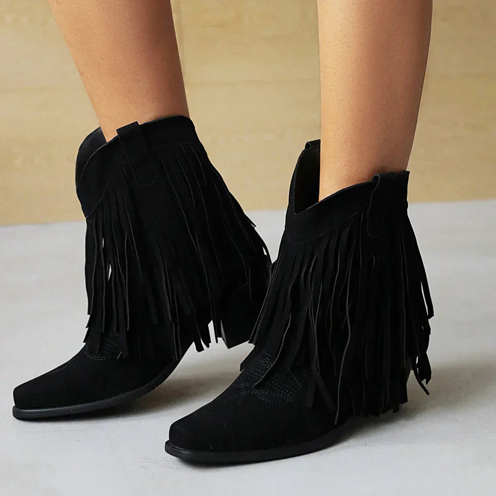 Western Cowboy Stiefeletten für Damen mit Komfort und Stil 2