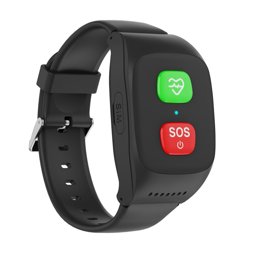 Ældre GPS Smartwatch – 4G SOS Tracker, sundhedsovervågning og nødalarmer