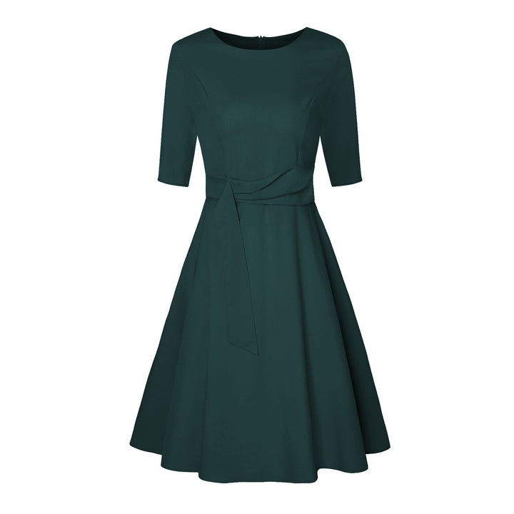 Violet | Elegant midibluse med sløjfe