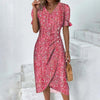 Pink blomsterprint / S
