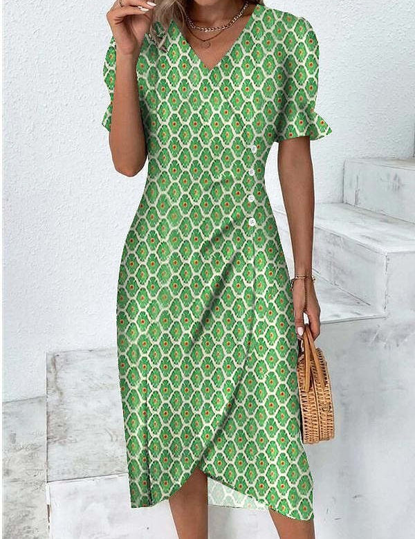 Nina | Kjole med blomsterprint
