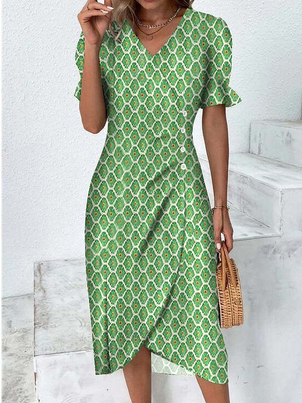 Nina | Kjole med blomsterprint