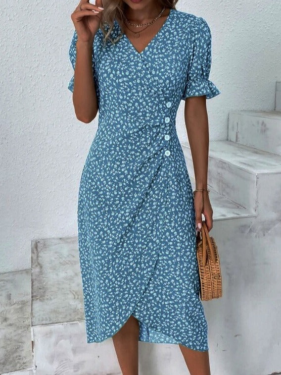 Nina | Kjole med blomsterprint