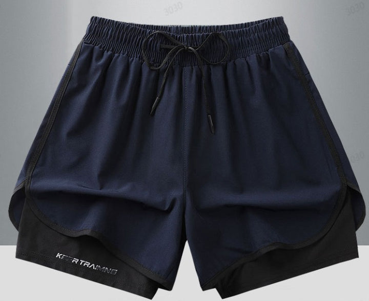 Geometriske sportshorts til kvinder – Stilfulde og åndbare til fitness og løb