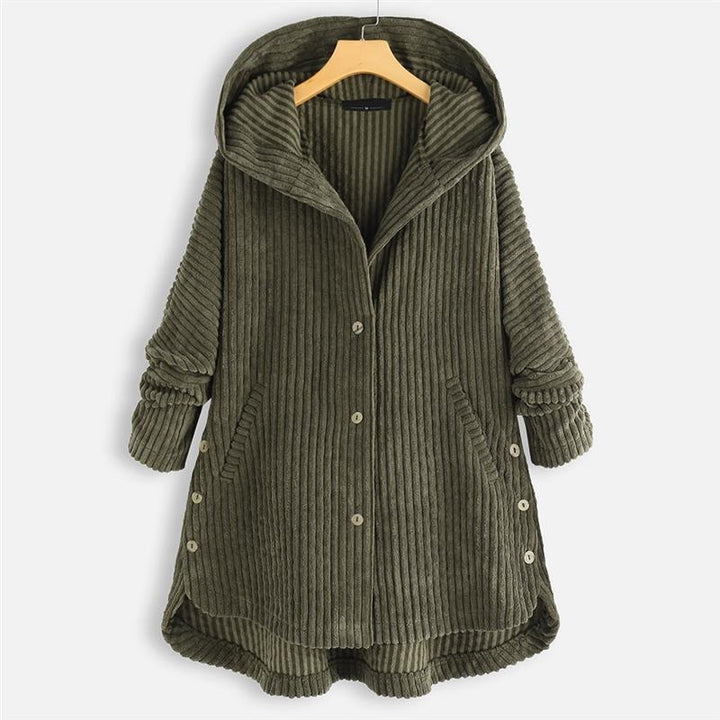 Warme comfortabele winterjas voor dames | Met capuchon