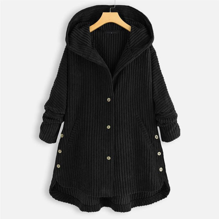 Warme comfortabele winterjas voor dames | Met capuchon
