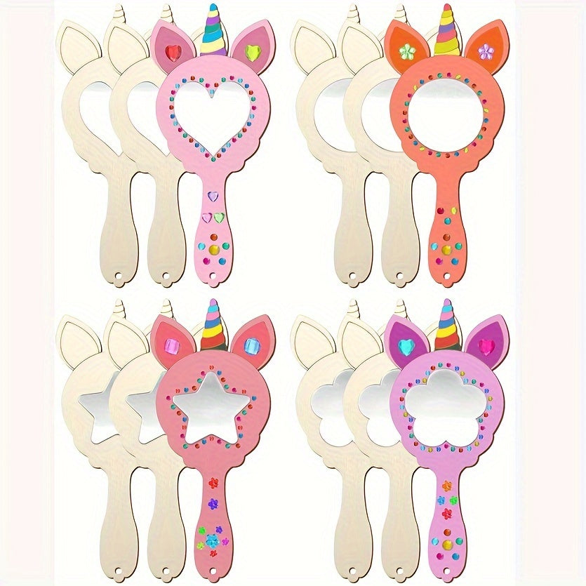 WhimsyReflections - DIY enhjørningsspejl med håndmalet design 0