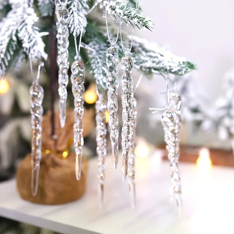WinterGlans | Premium krystalklart juledekorationssæt 5