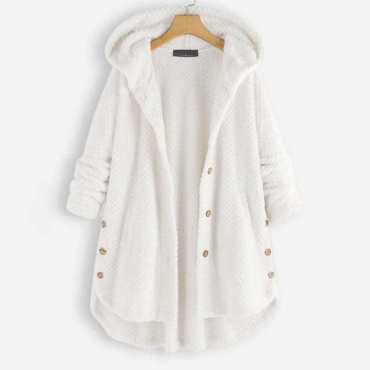 Alexa | Unisex Vinter Vendbar Fleece Jakke med hætte