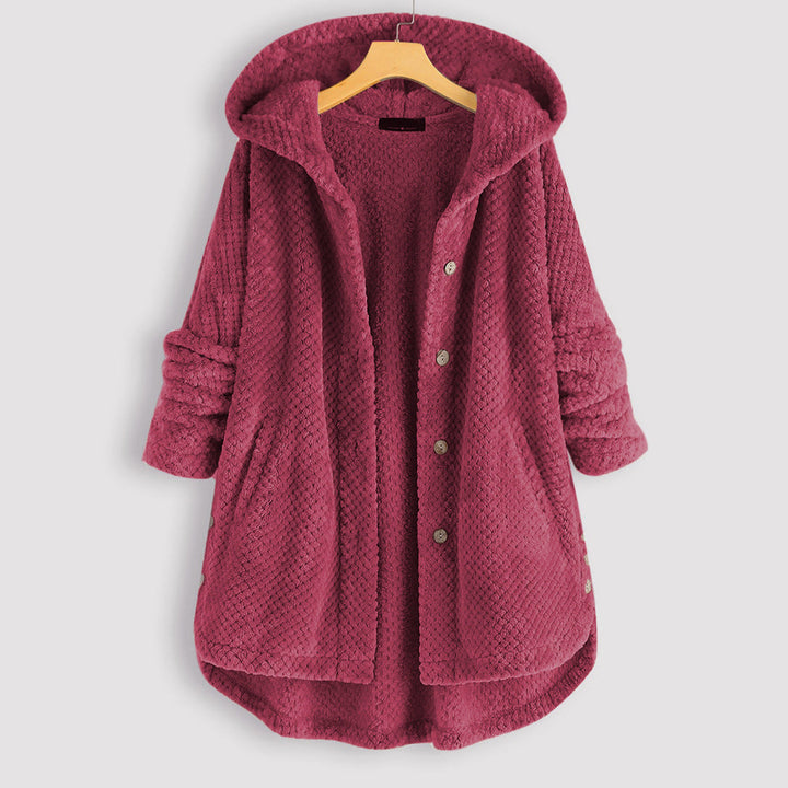 Alexa | Unisex Vinter Vendbar Fleece Jakke med hætte