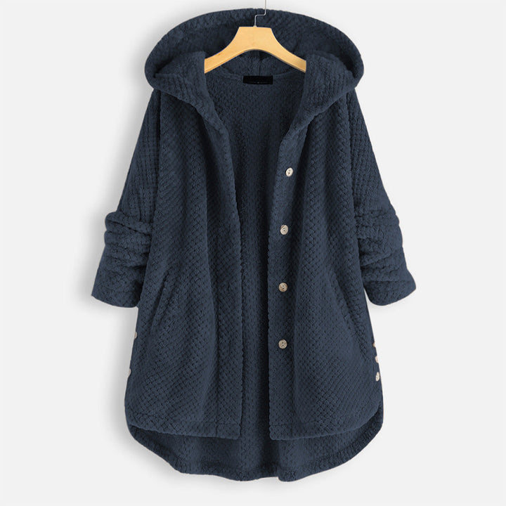 Alexa | Unisex Vinter Vendbar Fleece Jakke med hætte