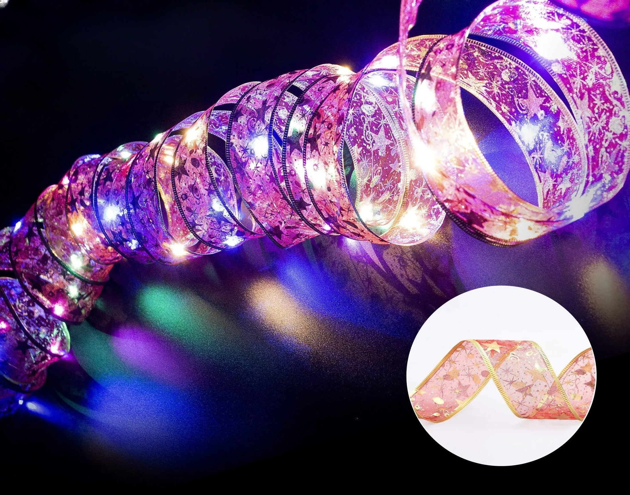 XmasSlinger | LED julelys og båndsæt til dekoration 8