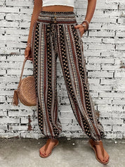 Faye | Høj Talje Printbuks – Instant Boho Vibe