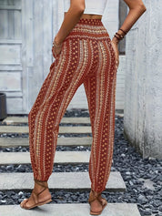 Faye | Høj Talje Printbuks – Instant Boho Vibe