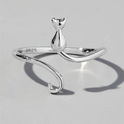 Antik ring med håndlavede smykker - Unik vintage forlovelsesring