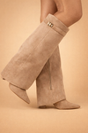 Beige ruskind / EU 35 / US 5 / UK 3 / AU 5