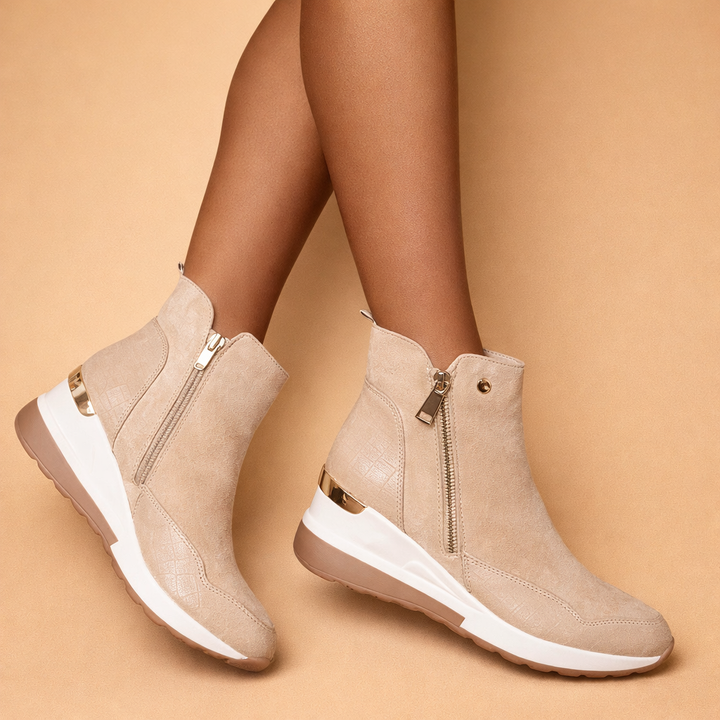 Destin | Dame Ankelstøvler med Wedge Platform