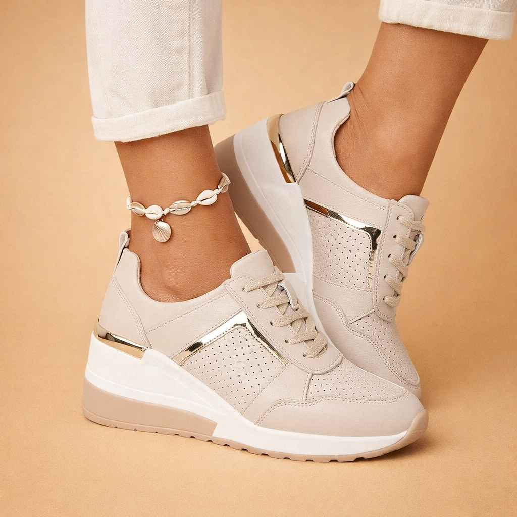 Lucy | Dame Sneakers med Forhøjet Platform