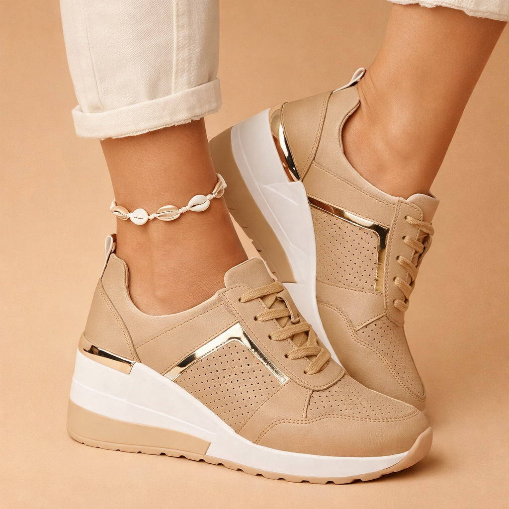 Lucy | Dame Sneakers med Forhøjet Platform