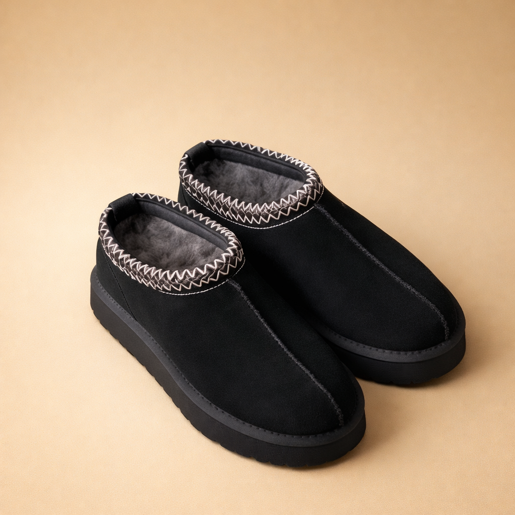 Lærke | Dame Komfortable Slip-On Vinterstøvler