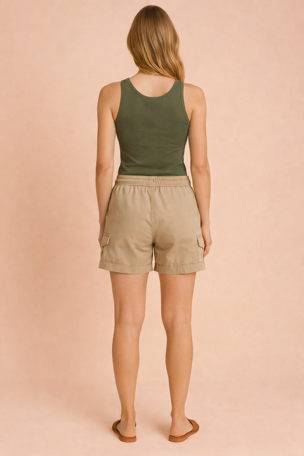 Dorothy | Dame cargo shorts med lommer