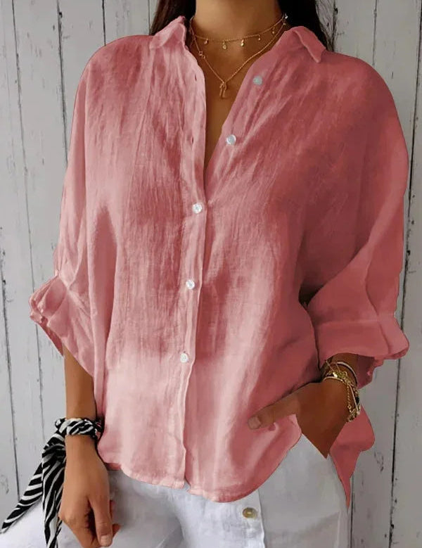 Cheryl | Stilfuld Linnedamebluse