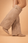 Beige ruskind / EU 35 / US 5 / UK 3 / AU 5