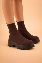 Francesca | Dame Chunky Platform Støvler