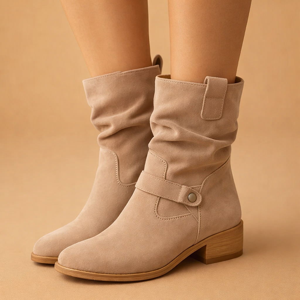 Sofie | Dame Afslappede Slip-On Ankelstøvler