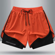 Geometriske sportshorts til kvinder – Stilfulde og åndbare til fitness og løb