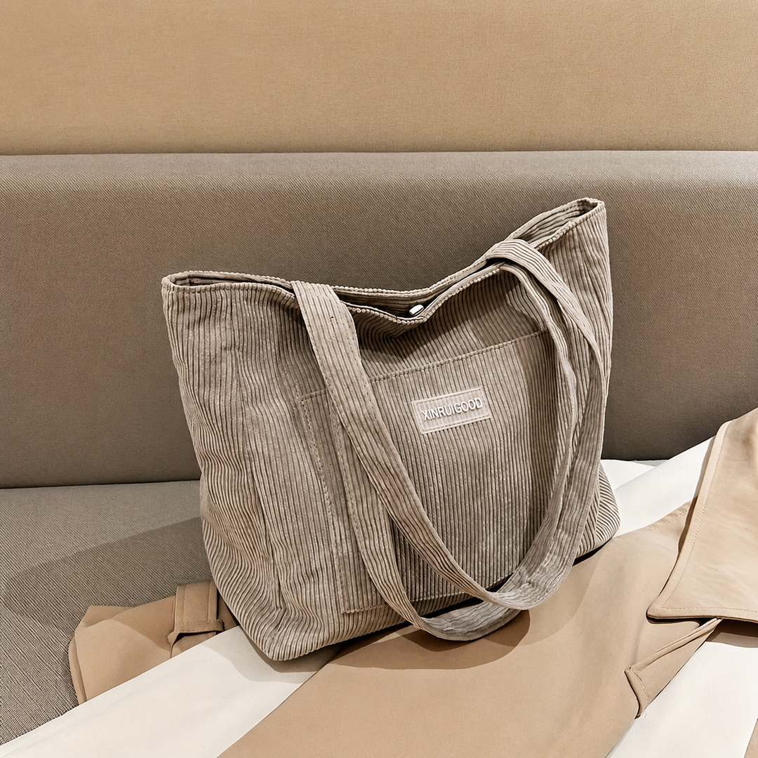 Elegant velvet handbag for women, versatile in vegan leather