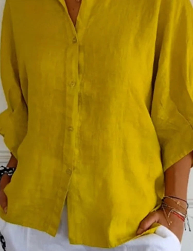 Cheryl | Stilfuld Linnedamebluse