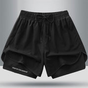 Geometriske sportshorts til kvinder – Stilfulde og åndbare til fitness og løb
