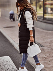 Selene | Komfortabel lang quilted dame bodywarmer